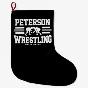 Wrestler ADD NAME School Athlete Wrestling Team Grote Kerstsok
