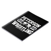 Wrestler ADD NAME School Athlete Wrestling Team Notitieboek (Linkerzijde)
