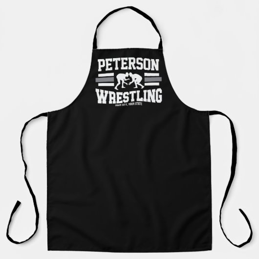 Wrestler ADD NAME School Athlete Wrestling Team Schort (Voorkant)