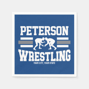 Wrestler ADD NAME School Athlete Wrestling Team Servet