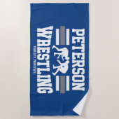 Wrestler ADD NAME School Athlete Wrestling Team Strandlaken (Voorkant)