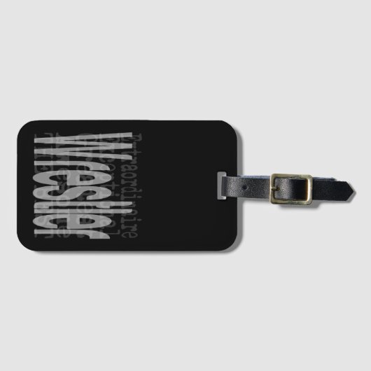 Wrestler Extraordinaire Bagagelabel (Voorkant (horizontaal))