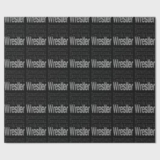 Wrestler Extraordinaire Cadeaupapier (Vlak)