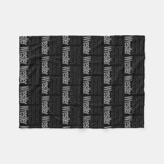 Wrestler Extraordinaire Fleece Deken (Voorkant (Horizontaal))