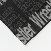 Wrestler Extraordinaire Fleece Deken (Hoek)