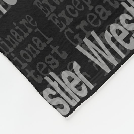 Wrestler Extraordinaire Fleece Deken (Hoek)