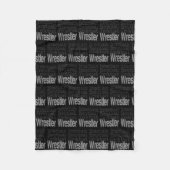 Wrestler Extraordinaire Fleece Deken (Voorkant)
