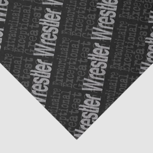 Wrestler Extraordinaire Tissuepapier (Detail)