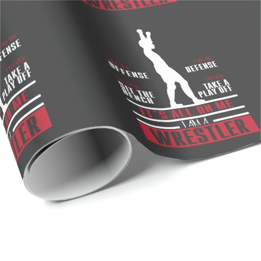 Wrestler spoelverkuistel cadeaupapier (Rol Hoek)