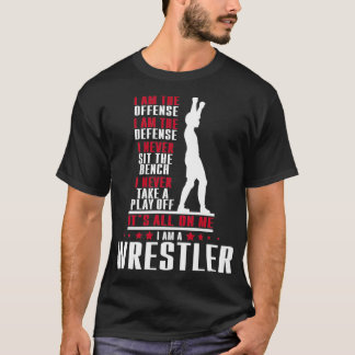 Wrestler spoelverkuistel t-shirt