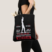 Wrestler spoelverkuistel tote bag (Dichtbij)