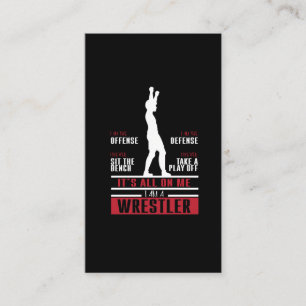 Wrestler spoelverkuistel visitekaartje