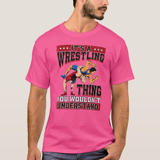 Wrestler Wrestling Pro Wrestler Idee Boys Mannen T-shirt (Voorkant)