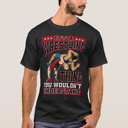 Wrestler Wrestling Pro Wrestler Idee Boys Mannen T-shirt (Voorkant)