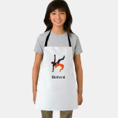 Wrestler Wrestling Silhouettes Sport Aangepaste na Schort (Insitu)