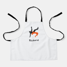 Wrestler Wrestling Silhouettes Sport Aangepaste na