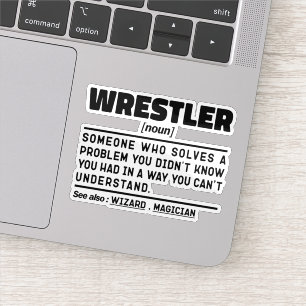 Wrestler zelfstandig naamwoord definitie worstelen sticker