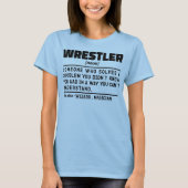 Wrestler zelfstandig naamwoord definitie worstelen t-shirt (Voorkant)