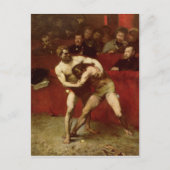Wrestlers, 1875 briefkaart (Voorkant)