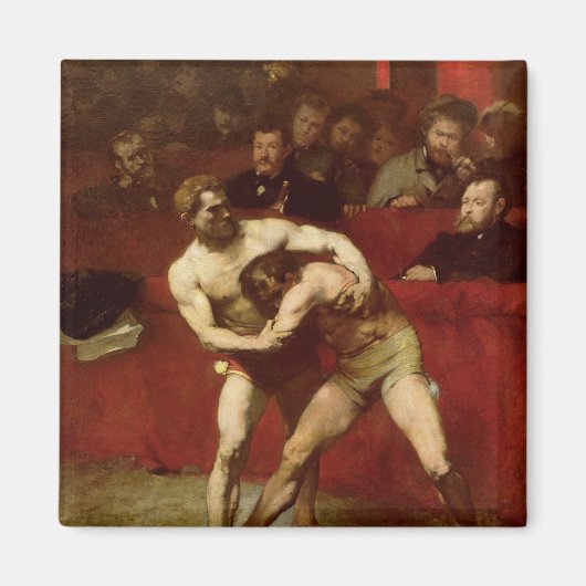 Wrestlers, 1875 magneet (Voorkant)