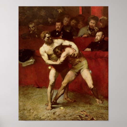 Wrestlers, 1875 poster (Voorkant)