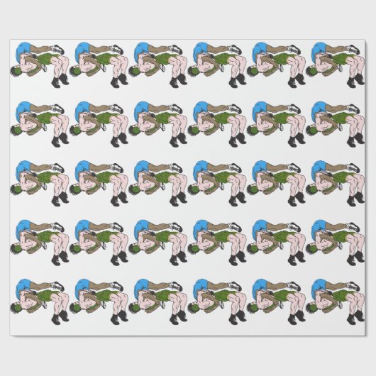 Wrestlers Cadeaupapier (Vlak)