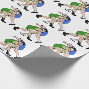 Wrestlers Cadeaupapier