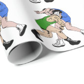 Wrestlers Cadeaupapier (Rol Hoek)