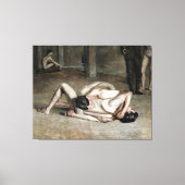 Wrestlers Fine Art Canvas Afdruk (Voorkant)