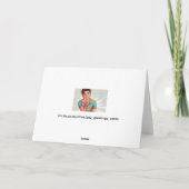 Wrestlers Fine Art Greetings Card Kaart (Achterkant)