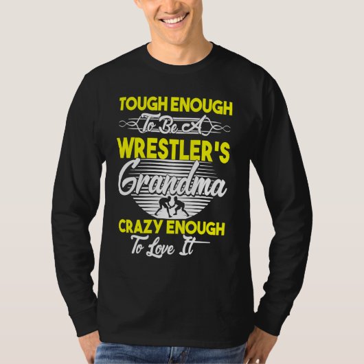 Wrestler's Grandma Wrestling T-shirt (Voorkant)