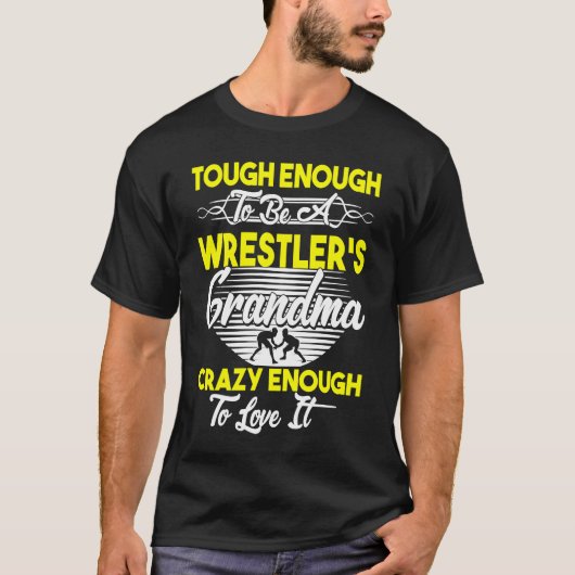 Wrestler's Grandma Wrestling T-shirt (Voorkant)