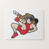 Wrestlers Legpuzzel (Horizontaal)