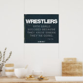 Wrestlers met Doelstellingen in Denemarken Poster (Keuken)