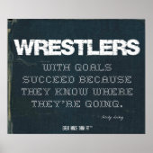 Wrestlers met Doelstellingen in Denemarken Poster (Voorkant)