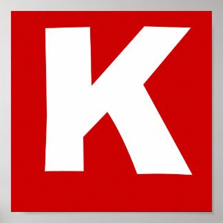 Wrestler's naam Lettering Poster