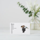 Wrestling Announcer Visitekaartje (Staand voorkant)