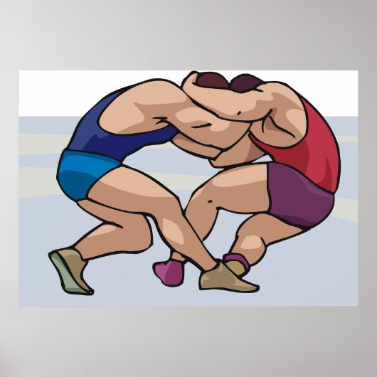 Wrestling Bout Poster (Voorkant)