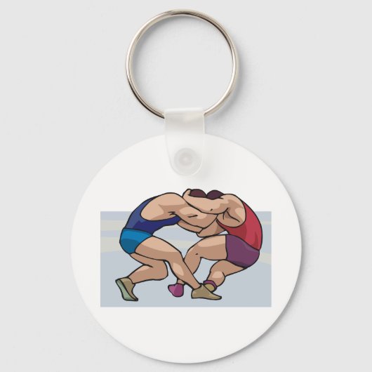 Wrestling Bout Sleutelhanger (Achterkant)