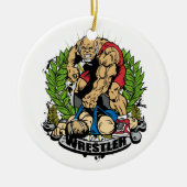 Wrestling Champ Keramisch Ornament (Voorkant)