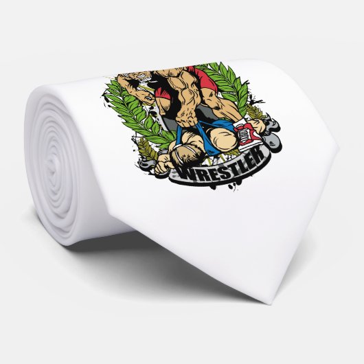 Wrestling Champ Stropdas (Opgerold)