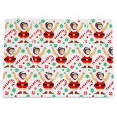 Wrestling Christmas Holiday Groot Cadeauzakje (Voorkant)