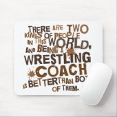 Wrestling Coach Gift Muismat (Met muis)