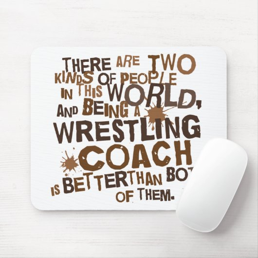 Wrestling Coach Gift Muismat (Met muis)