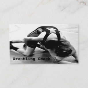 Wrestling Coach Visitekaartje