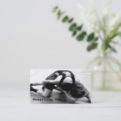 Wrestling Coach Visitekaartje (Staand voorkant)