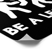 Wrestling Dont Be A Lady Be A Legend Poster (Hoek)