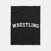 Wrestling fleece deken (Voorkant)
