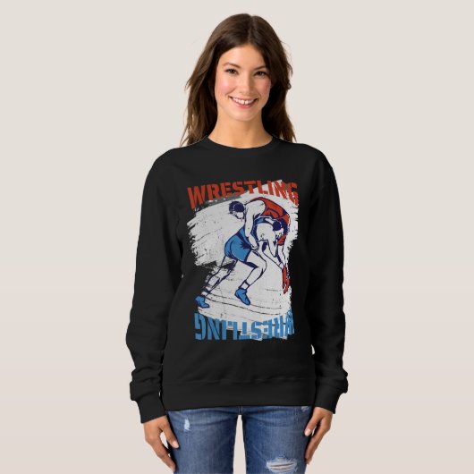 wrestling free hug. trui (Voorkant volledig)