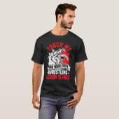 Wrestling Funny First Lesson in Wrestling T-shirt (Voorkant volledig)